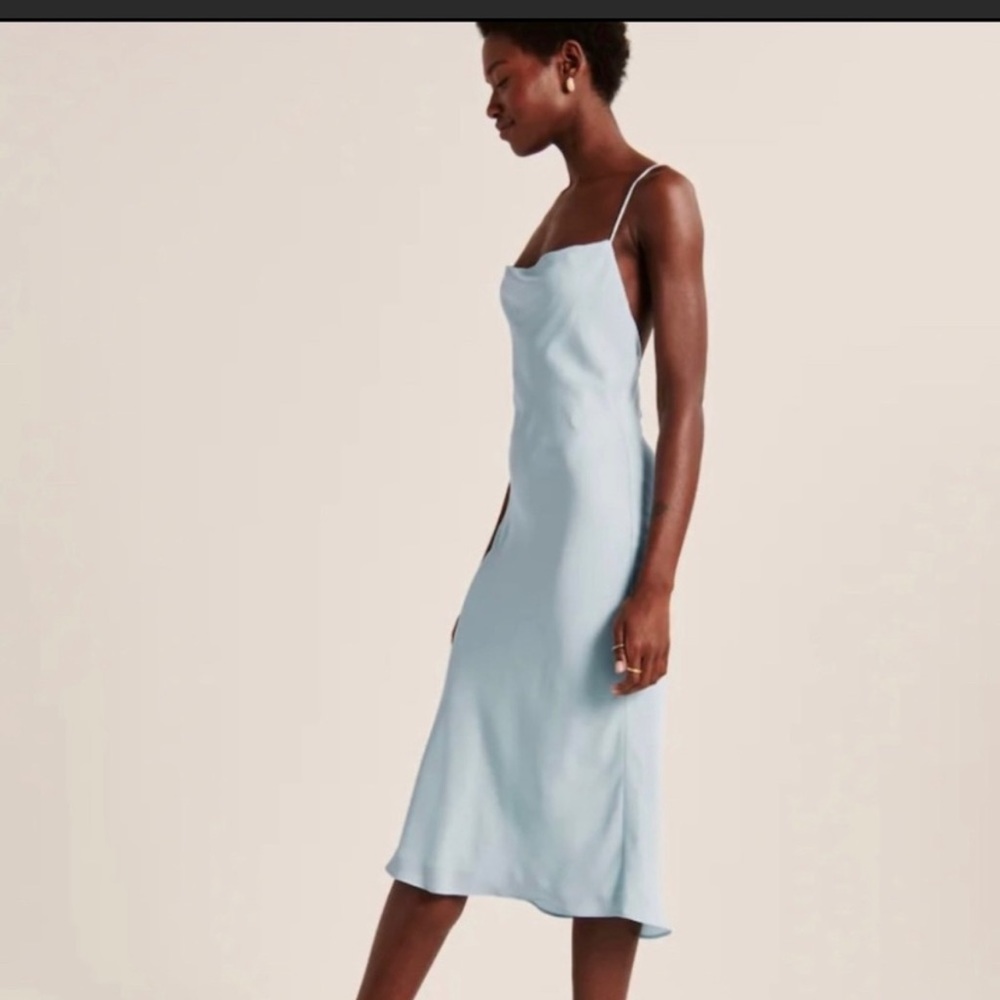 Abercrombie & Fitch cowl neck slip dress